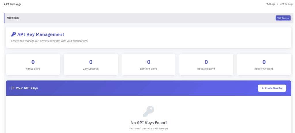 API Key Management - MixCertificate
