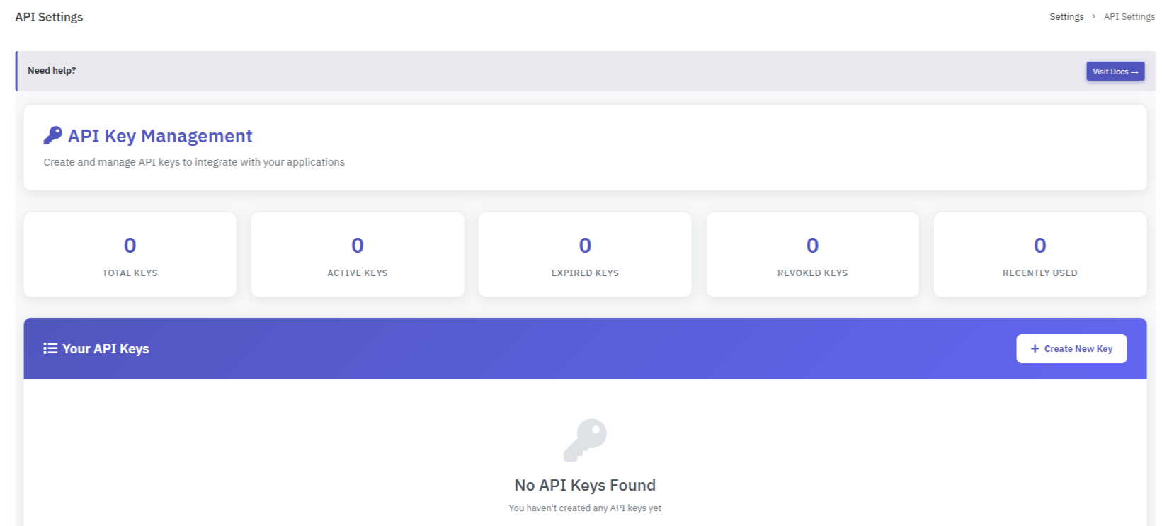API Key Management - MixCertificate